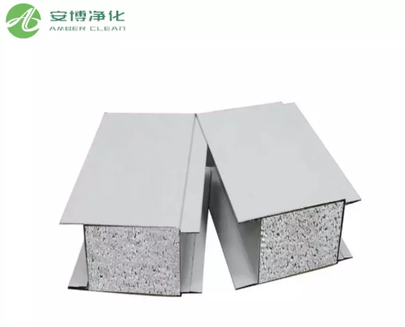 Изолированный металл 50 мм сэндвич -панели EPS с B -огненной проверкой