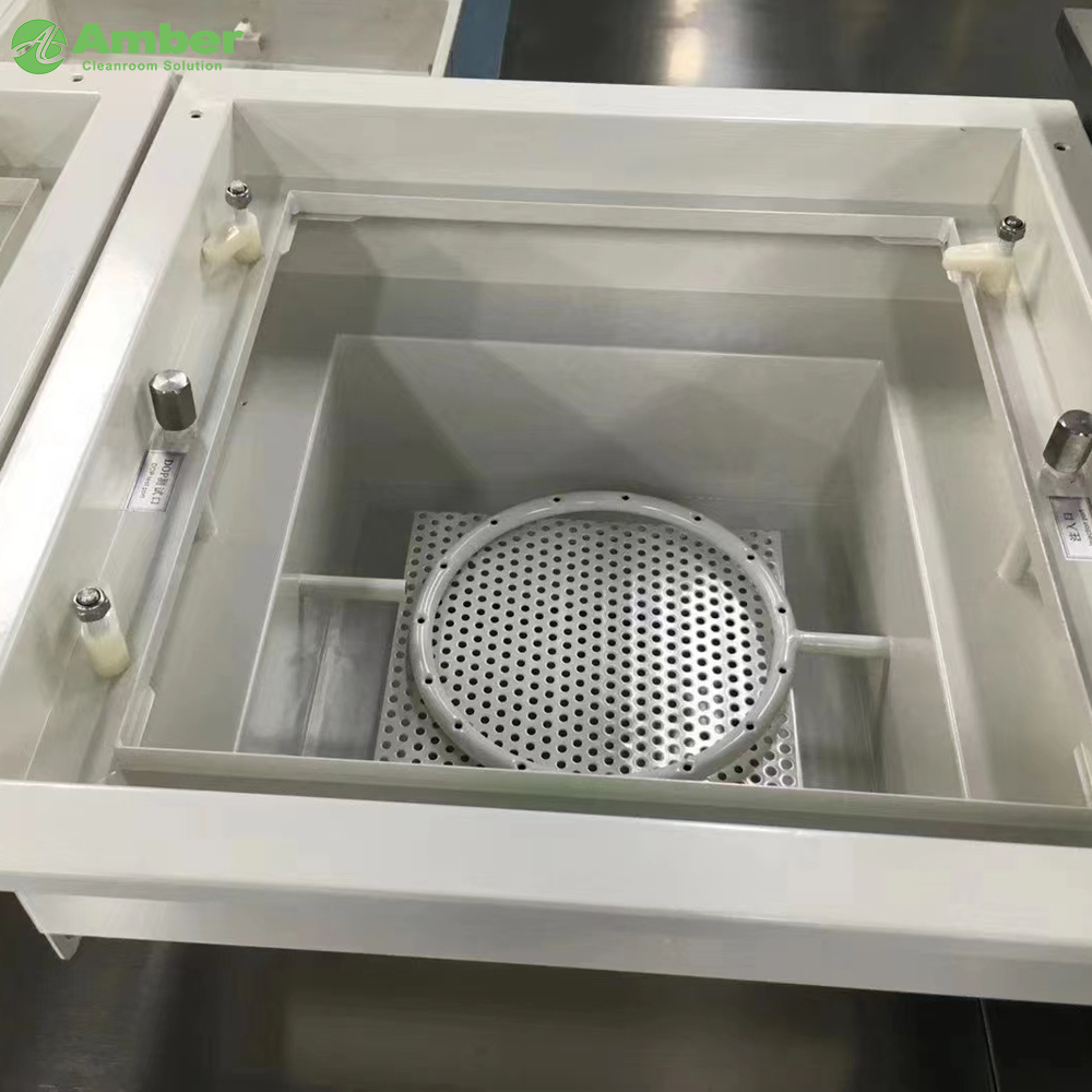 Янтарная ноль утечка U15 Фильтруя жидкая шерсть Hepa Box для GMP Clean Room