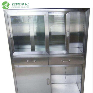 Amber SUS304 Cleanroom Chemical Medicine Шкаф с замком